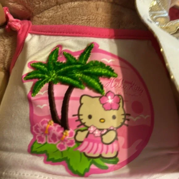 Hello Kitty Plush Toy with Gold Jacket and Pink Accents - Picture 5 of 7
